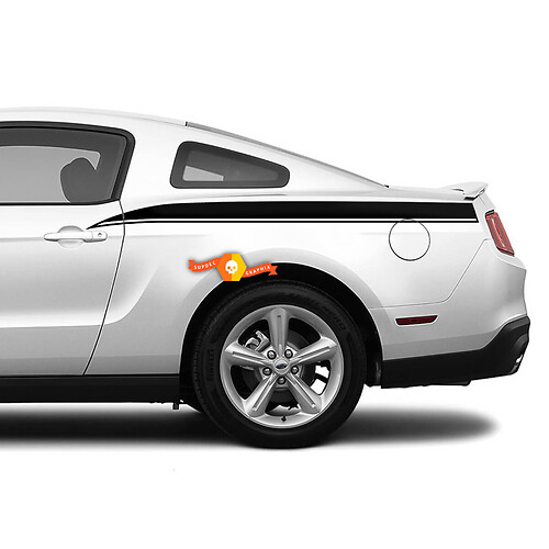 Bandes latérales arrière pour Ford Mustang 2005-2024
