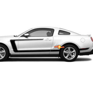 Autocollants en vinyle C-Stripes Boss Style pour Ford Mustang 2005-2024
 1