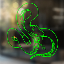 Autocollant Vinyle Universel Style Contour Serpent Furieux_2