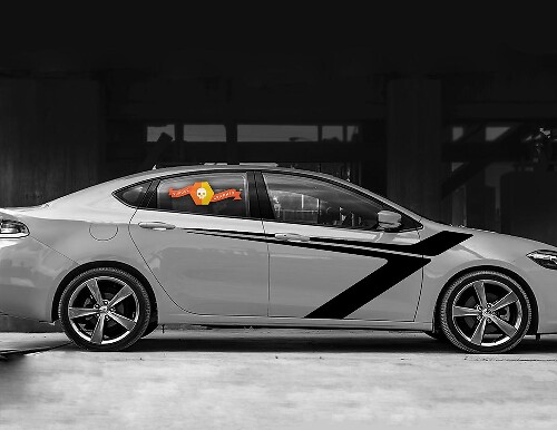 DODGE DART 2013 - 2020 BANDES SPORT ACCENT LATÉRALES