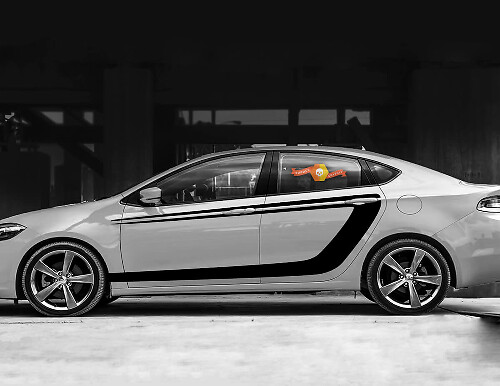 Accent latéral C-Stripes décalcomanies pour Dodge Dart
