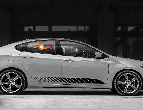 Bas de caisse latéraux bandes 2 pour Dodge Dart