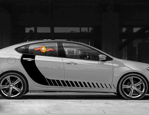 Accent Accent Side Hockey Stripes décalcomanies pour Dodge Dart
