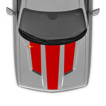 Autocollants de bandes de capot pour Dodge Challenger
 2
