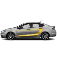 Autocollant Vinyle Décoratif Latéral C-rayures 3 pour Dodge Dart_3