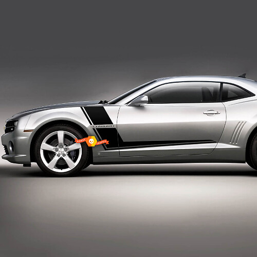 Autocollant décalque de rayures de hockey latérales Camaro Chevrolet Racing
