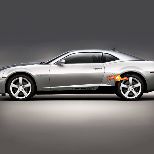 Autocollant d'enveloppe de panneau de bascule inférieur pour Chevrolet Camaro 2010-2015
