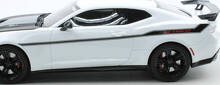 Kit d'autocollants vinyle bandes latérales style Exorciste ZL1 pour Chevrolet Camaro 2017-2019_2