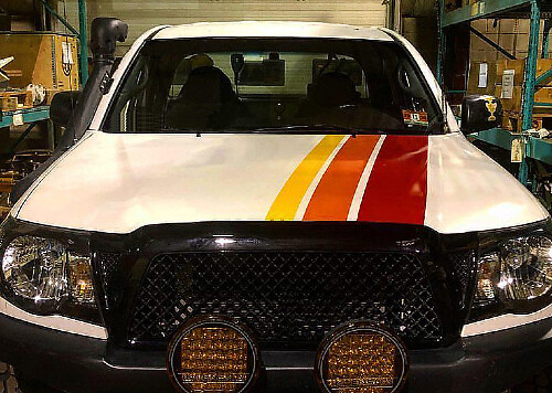 Hood Old School Toyota Tacoma graphiques autocollants en vinyle autocollants
