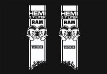 DODGE RAM HEMI 5.7L/6.4L 2x décalcomanies pour 1500 2500 3500 autocollant de bande de corps en vinyle
 2