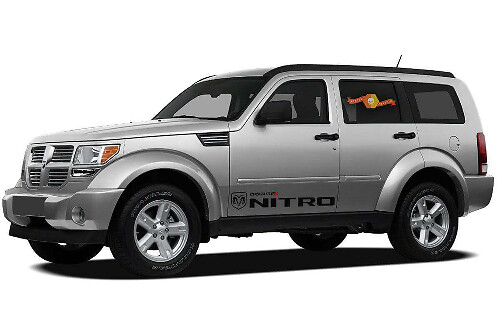 2x Autocollants Vinyle de Porte Latérale Racing pour Dodge Nitro