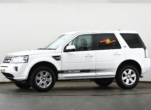 LAND ROVER FREELANDER 2x corps latéral décalque vinyle graphique autocollant de course logo
