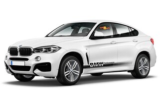 BMW Performance rayures vinyle corps autocollant autocollant logo bmw 1 3 5 7 série x5 x6
