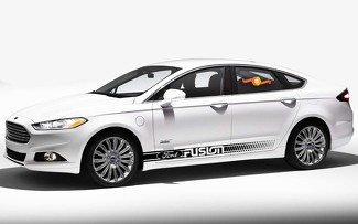 ford fusion 2X side body sticker vinyle graphique racing autocollant de haute qualité
