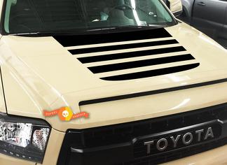 Toyota Tundra Truck 2014-2018 Sticker rayures de capot en vinyle occultant
