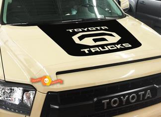 Toyota Tundra Trucks Logo Blackout capot vinyle autocollant 2014-2018
