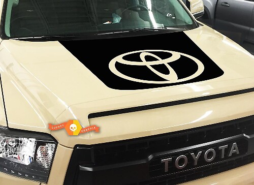 Autocollant en vinyle logo capot blackout pour Toyota Tundra 2014-2018
