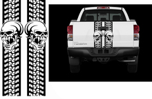 Décalcomanies de camion de crâne de lit arrière Stripes Band Vinyl Graphics Stickers GMC CHEVY CHEVROLET FORD TOYOTA
 2