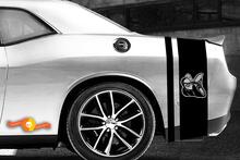 Bande latérale et arrière de la Dodge Challenger Scat Pack HELLCAT Super Bee Decal Sticker Graphics s'adapte aux modèles 2018 Scatpack
 2