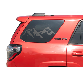 Autocollant de pare-brise de montagne compatible avec les autocollants Toyota 4Runner TRD PRO Limited 2010-2019
