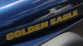 Autocollant de capot Jeep Wrangler Golden Eagle #1

