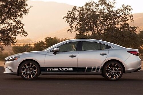 2X plusieurs symboles graphiques de couleur Mazda Mazda 6s autocollant de décalcomanie de course de voiture
