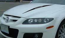 2 Mazda 6 Hood Mazdaspeed MPS Bonnet Sticker Decal rayures graphiques en vinyle
 2