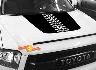 Autocollant graphique de capot de protection de bande de roulement de pneu pour TOYOTA TUNDRA 2014 2015 2016 2017 2018 #6
