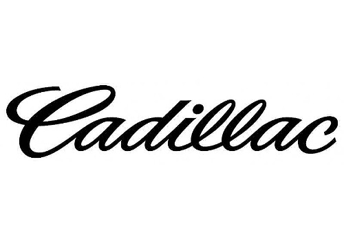 Autocollant en vinyle lettres Cadillac
