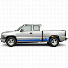 Bandes vinyles Montagne pour portes et bas de caisse pour Chevrolet Silverado 1500 GMT800 1999-2007_5