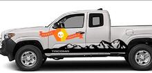Toyota Tacoma Side Door Rocker Panel Mountain Decal Sticker 04-19 cabine double lit long
 2