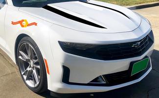 Ensemble de décalcomanies de capot Chevrolet Camaro 2019 rayures d'araignée, graphique en vinyle
