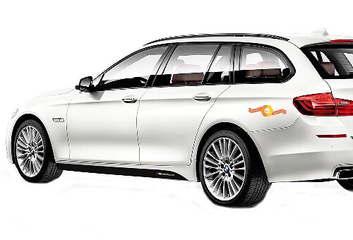 Stickers autocollants bas de caisse BMW F10 F11 Série 5 M SPORT M Performance
