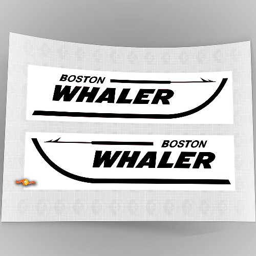 Autocollants en vinyle pour bateaux Boston Whaler