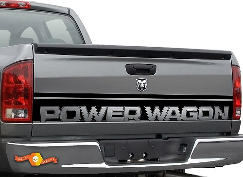 Décalcomanie vinyle bande d'accentuation pour hayon Power Wagon Dodge Ram 1500 2010-2018