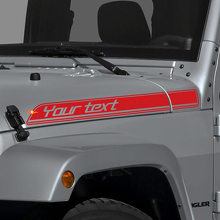Kit de décalcomanies graphiques Jeep Wrangler Renegade Hood Side Stripes Autocollant CJ, TJ, YJ
 3