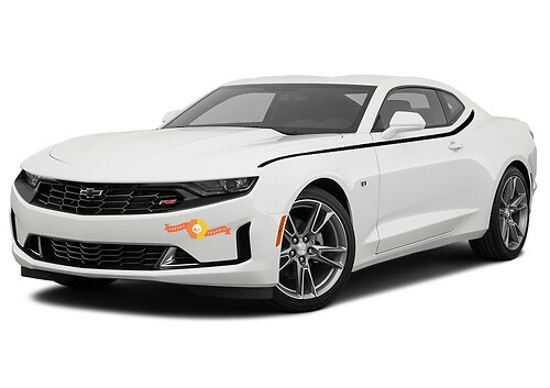 Chevrolet Camaro 2019 corps côté lance autocollant décalcomanie rayures vinyle graphique
