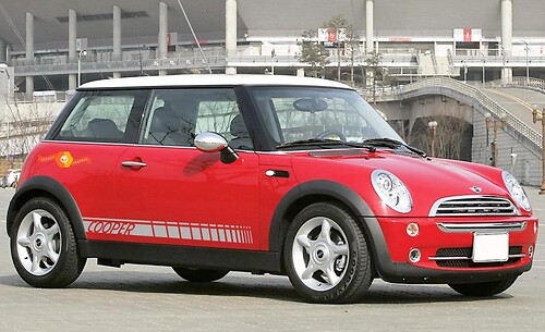 Autocollant graphique à bande latérale Mini Cooper S F56 2014-2018 style 7
