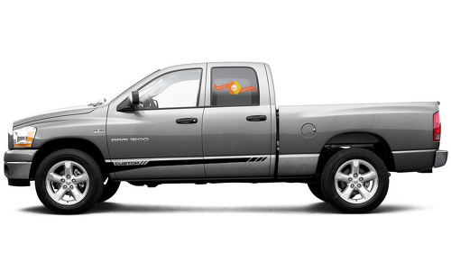 Autocollant bande graphique latérale style 4 pour Dodge Ram mk4 1500 7969