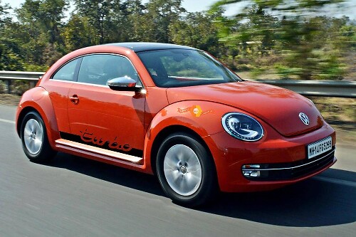 Autocollants en vinyle bandes latérales Turbo Script pour VW Beetle 2011-2018