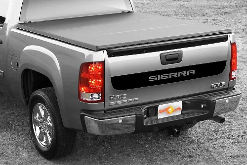 Bande d'accent en vinyle pour hayon pour GMC Sierra 2008-2014