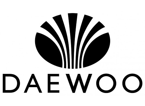 Autocollant Vinyle Universel Logo Daewoo