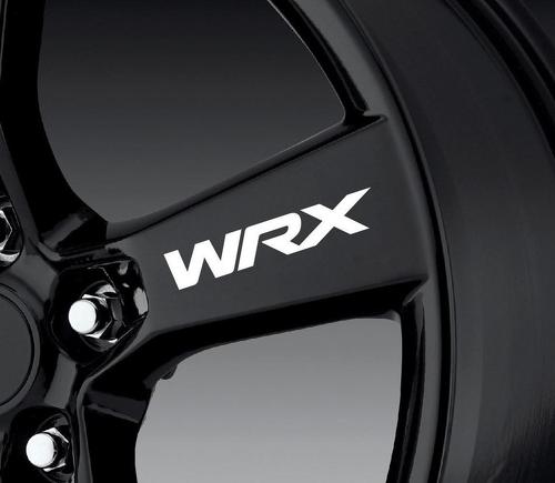 8 X WRX Wheels Stickers Autocollants Graphiques Vinyle Emblème Logo
