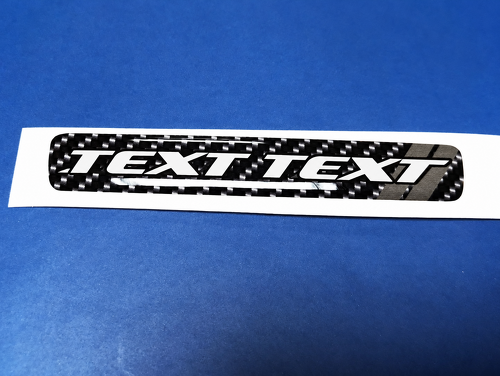Autocollant en vinyle texte STYLE SCAT PACK Texte gris fibre de carbone bombé pour volant Dodge Challenger