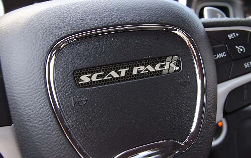 Autocollant emblème bombé volant Scat Pack pour Dodge Challenger ou Charger