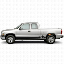 Bandes en vinyle Alpine Ridge pour porte et panneau latéral pour Chevrolet Silverado 1500 GMT800 1999-2007_2