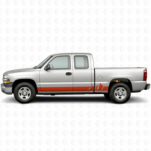 Bandes en vinyle Alpine Ridge pour porte et panneau latéral pour Chevrolet Silverado 1500 GMT800 1999-2007_4