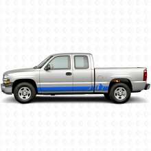 Bandes en vinyle Alpine Ridge pour porte et panneau latéral pour Chevrolet Silverado 1500 GMT800 1999-2007_5