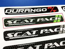 Volant Scat Pack Lime emblème en forme de dôme autocollant autocollant Challenger chargeur Scatpack
 2