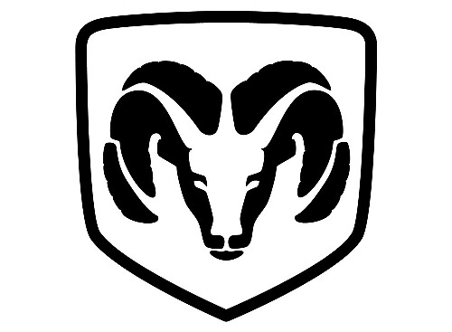 Autocollant Vinyle Logo Dodge pour Camions Dodge